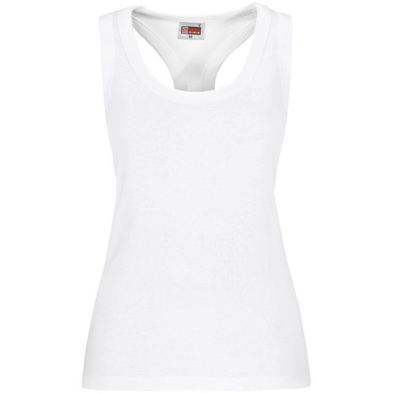 Ladies Maui Racerback Top - White