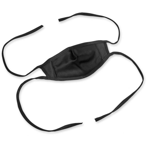 Alto Kids Double Layer Tie-Back Face Mask - Black - Image 2