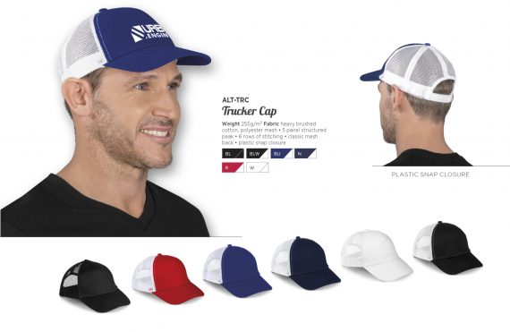 Trucker Cap - 5 Panel - Image 4